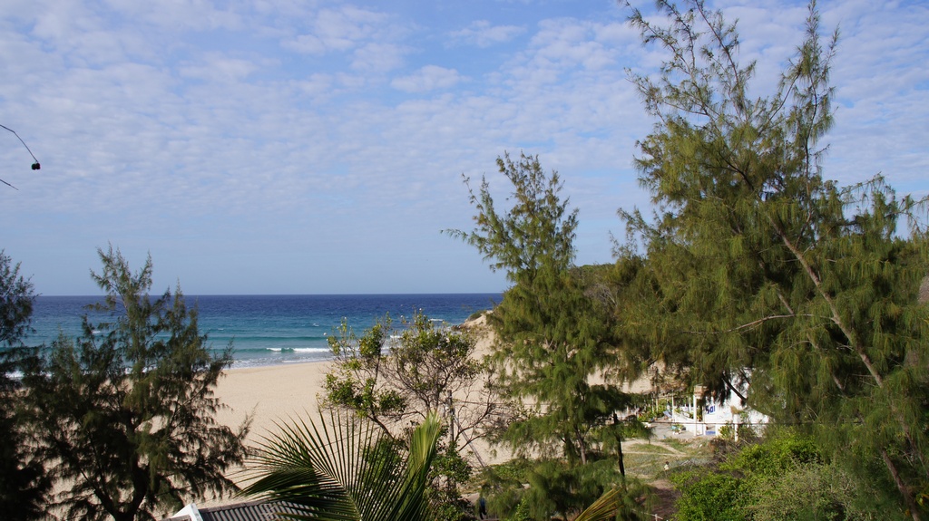 Strandblick von der Terrasse